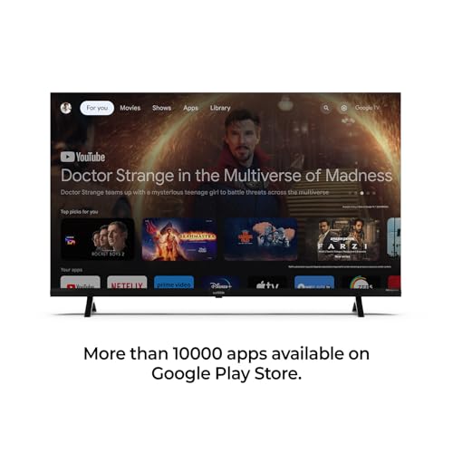 Image of Wobble 109.22 cm (43 inches) QD Series 4K Ultra HD Smart QLED Google TV WB43GTAW9602QD (Black)