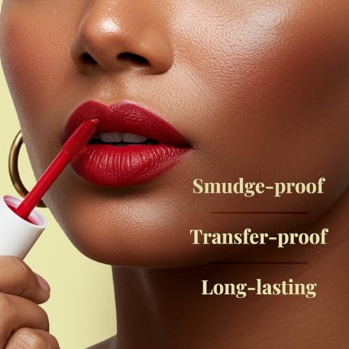 Just Herbs Herb Enriched Matte Liquid Lipstick | Set of 4 | Ayurvedic Lipstick for Women | Hydrating & Lightweight | Long Lasting (Deeps and Reds)