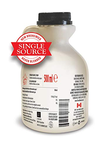 47 North Canadian Organic Maple Syrup, Single Source, Grade A, Very Dark Strong, 500ml - Afbeelding 3