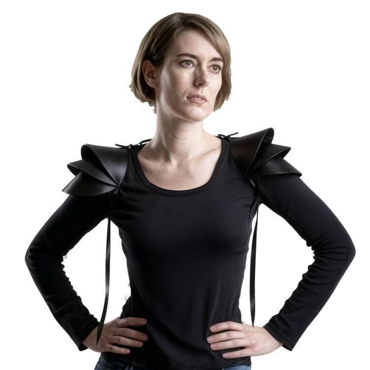 Medieval Double Shoulder Armor Epaulet Gothic Punk Halloween Cosplay Accessories