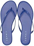 Obermaterial aus Kunstleder ESPRIT Damen Party Flipflop, königsblau, 42 EU