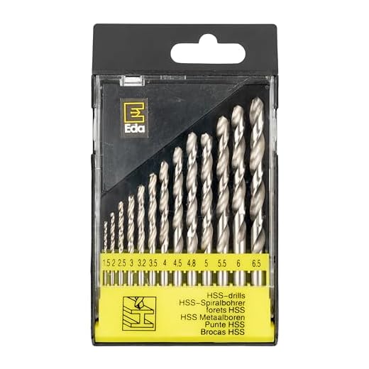 EDA Brocas Em Jogo Com 13 Peças Milímetros Eda