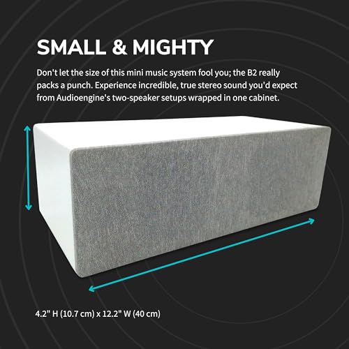 Image of Audioengine All in One A2+ (B2) Portable Wireless Speaker - Audio with Lossless aptX Bluetooth and Analog Audio Input for Phone, Tablet, and Computers