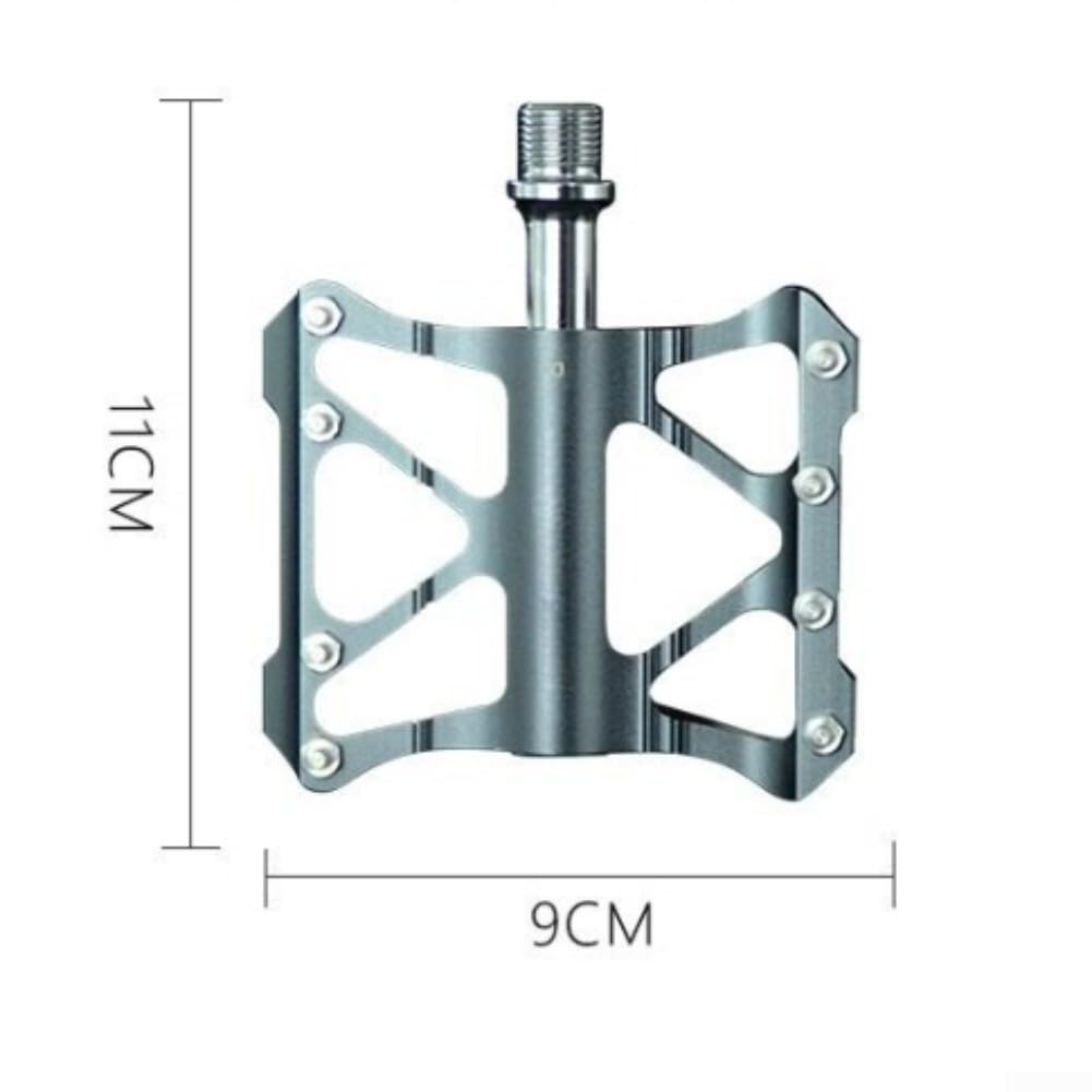 Pedales de bicicleta anchos de 9/16 pulgadas, aleación de aluminio con 3 rodamientos sellados, plataforma antideslizante para bicicletas plegables Dahon