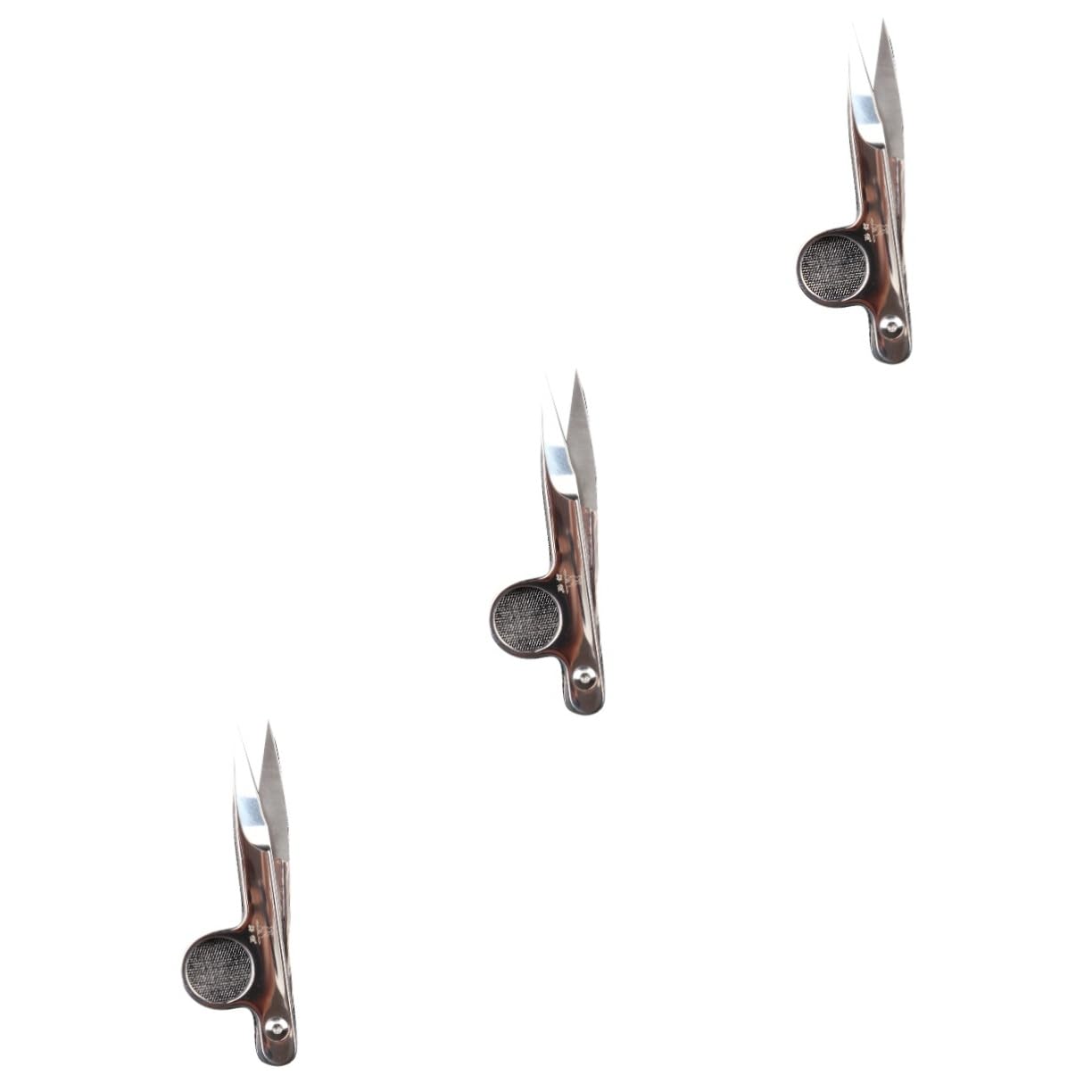 NUOBESTY 3pezzi Forbice Da Cucito Acciaio Inossidabile Per Filo Utensile Da Ricamo Pratico e Compatto Per Tessuti e Artigianato