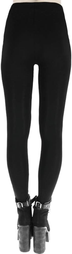 Restyle Moon Child Gothic Nugoth Punk Witchcraft Leggings - Black (L - UK 12)