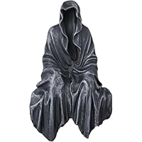 Yuqilin Estatua de la Muerte, Figura Gótica de Negra con Bata