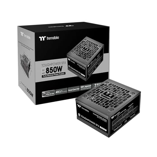 Thermaltake Toughpower SFX 850W 80Plus Platinum ATX 3.1 Standard Power Supply; 450W 12V-2x6 Connector Included; Full Modular; 90mm FDB Fan; PS-STP-0850FNFAPU-1; 7 Year Warranty