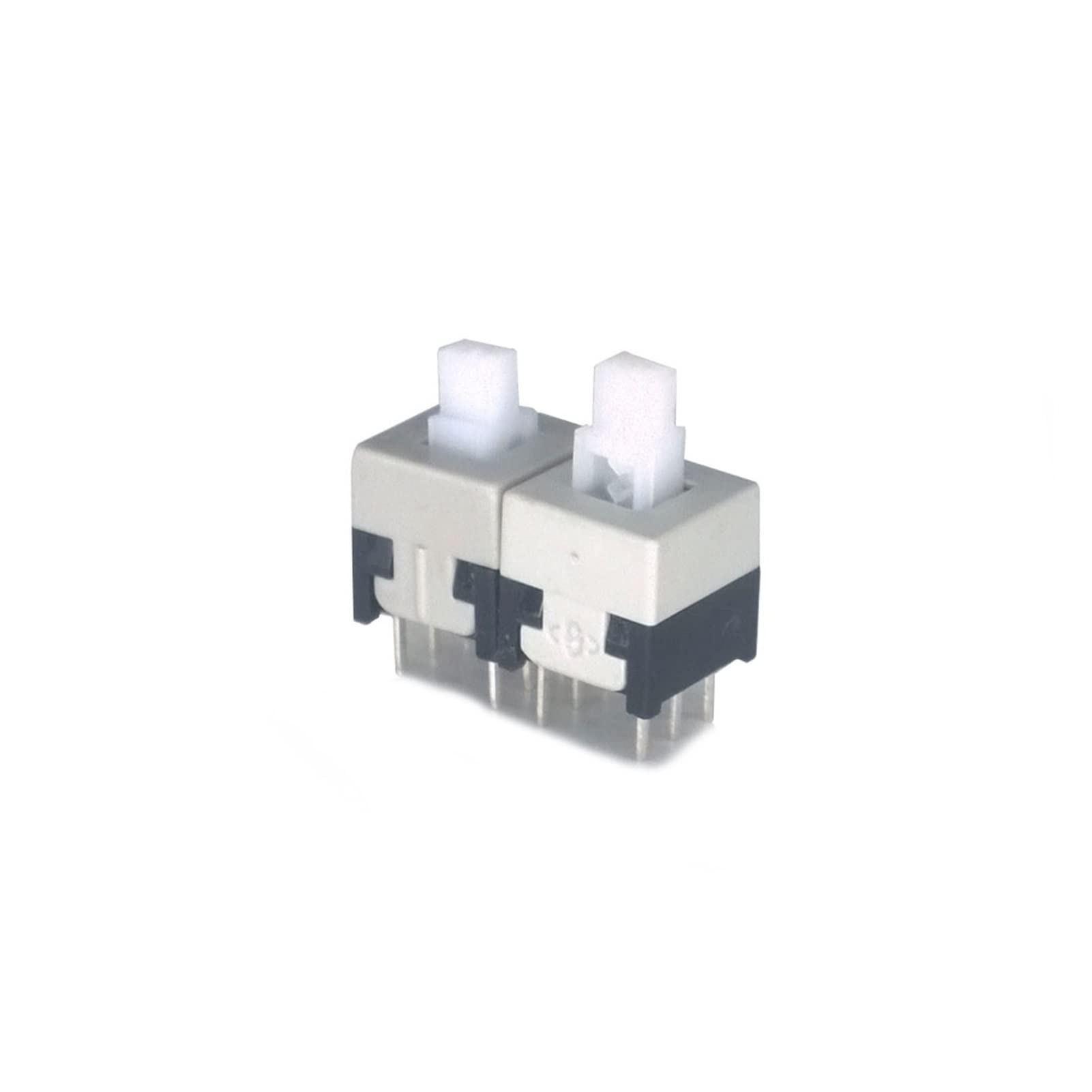 Micro Interrupteur 100 pièces/lot 8.5 * 8.5mm Dip 6 Broches 12V 0.5A Interrupteur à Bouton-Poussoir enfichable Direct Micro-Interrupteur à réinitialisation Automatique