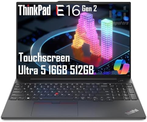 Lenovo ThinkPad E16 Gen 2 Business AI PC Laptop (16" FHD+ Touchsc...