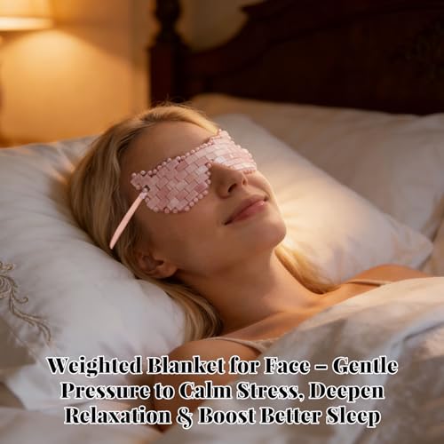 Masque yeux quartz rose contre les poches et la fatigue oculaire - 5