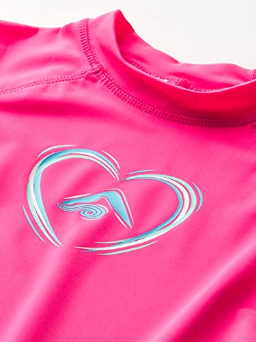 Image of Kanu Surf Girls' Karlie Rash Guard UPF 50+ Sun Protection Short Sleeve Swim Shirt