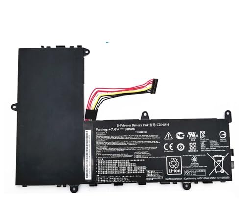 QWCOZSY para batería de Ordenador portátil 7,6 V 38WH C21N1414 para ASUS EeeBook X205T X205TA X205TA BING FD015B 11,6