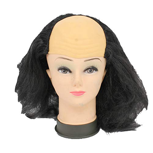 SUKRAGRAHA halloween MADMAN BALD COSTUME WIG MAD SCIENTIST DR
