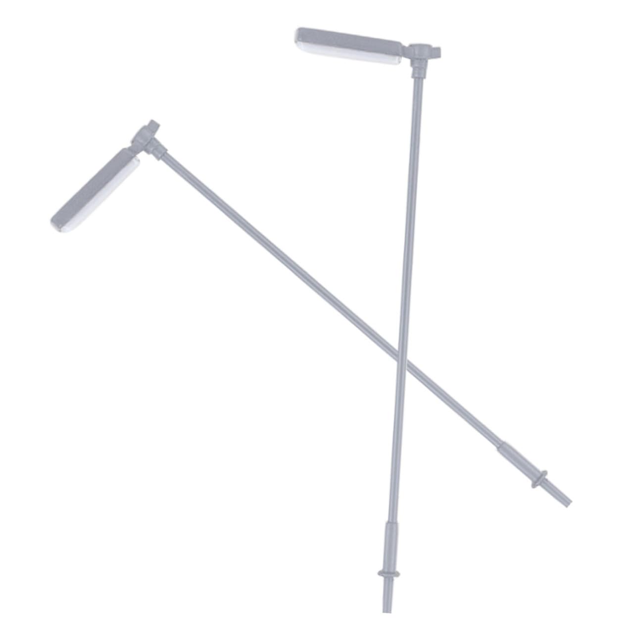 BCOATH 2Pcs Miniature Street Lamp Models Luminous Decor for Durable Light Pole Lamps for Landscape and Sand Table Decoration Charming Tiny Street Lamps