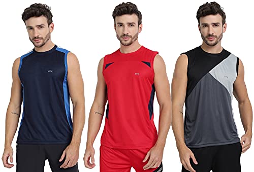 Image of FTX Men's Solid Regular Fit T-Shirt