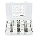 DLRSET Fuses 120pcs 12 Values Ceramic Fuse Assorted Kit,10x38mm 500V 1A 2A 3A 4A 5A 6A 8A 10A 16A 20A 25A 32A Tube Fuses with Plastic Box (Color : 120PCS)