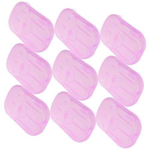 VINTORKY Portable Travel Soap Sheets Compact Lightweight Hand Wash Soap Slices for Camping Hiking and Outdoor Use Safe Materials for All Skin Types Per Box