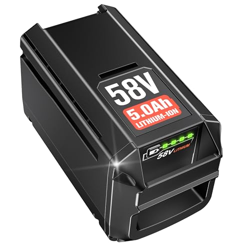 58V CBP-58V50 Replacement Battery for Echo 58V Battery 5.0Ah High Capacity 58V Echo Battery Replacement Compatible with Echo 58V Cordless Power Tools Works with Echo 58V Battery Charger CBC-58V