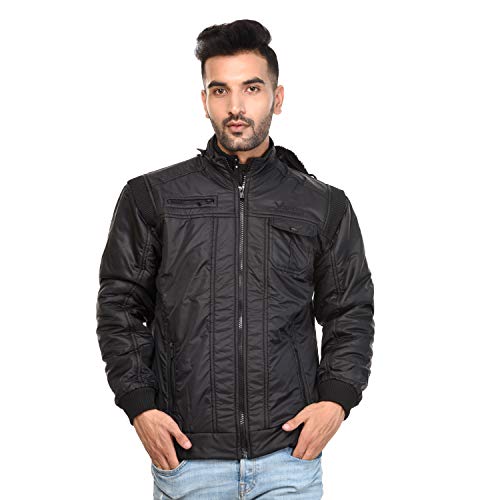 Image of Men's Full Sleeve Solid Jacket Jerkin Varsity