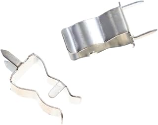 100 pcs 6 * 30mm Fuse Clip Fuse Holder 5X20MM Insurance Header Copper Clamp 6x30mm Fuse Tube Support Fuse Holder for 5 * 20 6 * 30 MM Replacement for OEM