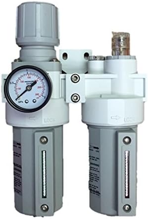 1/2" Compressed Air Moisture Filter Regulator Oiler Separator Lubricator Combo Southern FRL