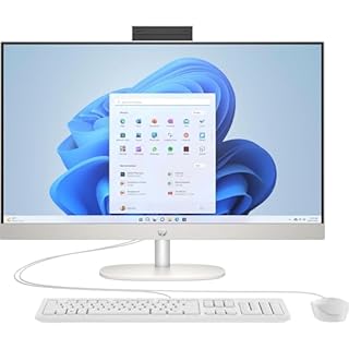 HP 27-cr0007sl All-in-One, Desktop, AMD RYZEN 7 7730U, 16GB RAM DDR4, 512GB SSD NVMe, AMD Radeon Integrata, Display da 27" FHD IPS, Audio Integrato da 2W, Webcam, Windows 11, Non è Touch, Bianco