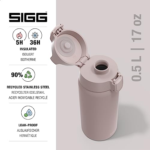 SIGG, Insulated Water Bottle, Shield Therm One, Suitable for Carbonated Beverages, Leakproof, Dishwasher Safe, BPA Free - Image 2