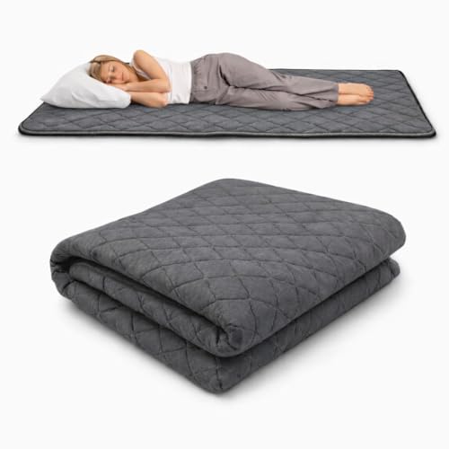 Image of Floor Mattress with Memory Foam for Extra Bedding | Lightweight Portable Rolling Mat for Travel Yoga Outdoor & Camping | Size: 72x36x0.8 Inch