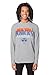 Ultra Game NBA Official Men’s Super Soft Supreme Long Sleeve T-Shirt - Unisex, New York Knicks, Heather Gray, Small