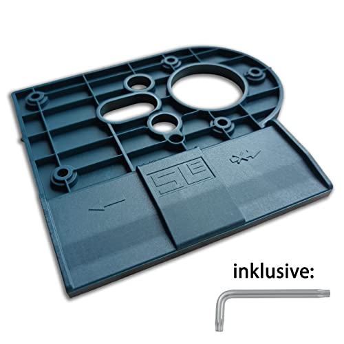 Professionele geleiderailadapter voor Bosch GKF 12V-8 voor Makita/Bosch/Festool/Mafell geleiderail bovenfrees randfrees adapter - Afbeelding 3