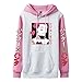 Hunter x Hunter Sweats à Capuche Manga pour Filles Femme Enfant Pull Hisoka Killua Kurapika Gon Cosplay Sweatshirt Hoodies Jacket Manteau avec Poche Kangourou,a-125,A,4XL