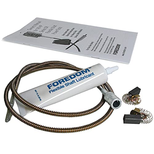 Maintenance Kit for 1/6hp SR Series Motors, 93 Shaft,132P Motor Brushes & 10006 Grease