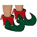 Produktbild Elfenschuhe grün-rot für Zwerge und Elfen Zwergenschuhe Schuh für Märchenkostüme Narren Gnome