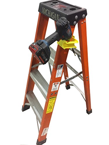 Image of Boxtown Team Ladder Carrier (Black), Ladder Handle, Ladder Accessories, Little Giant Handle, Drill Gun Holster, Ladder Paint can Holder, Multipurpose Tool, Multi Function Tool