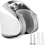 Duschkopfhalterung, Duschbrause Halterung Brausehalter, Halterung Duschkopf, Handbrause Halterung mit Schrauben, 45° Verstellbare Duschkopfhalterung Wand Kompatibel mit Den Meisten Duschköpfen