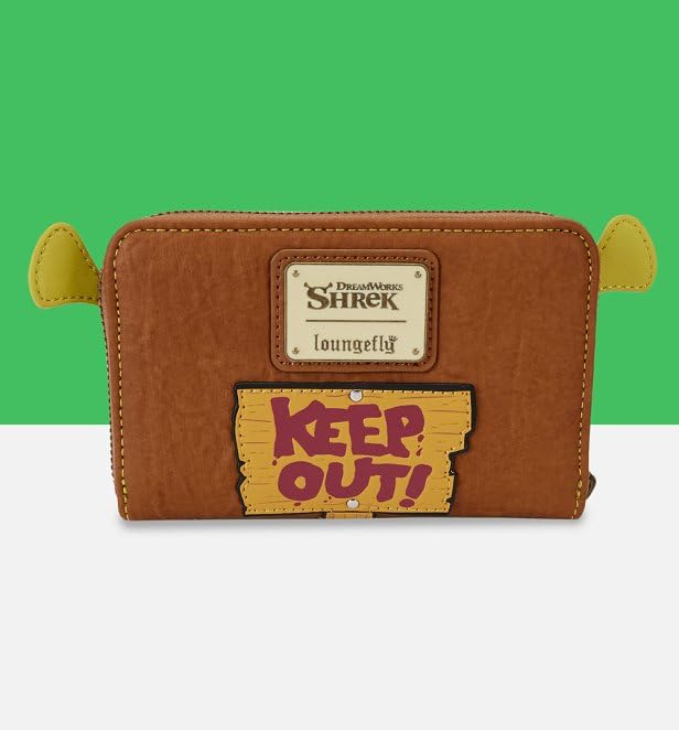 Loungefly Dreamworks Shrek Keep Out Zip Around Wallet | Shrek Accessories4