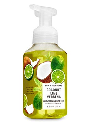 Bath and Body Works Signature Collection Coconut Lime Verbena Anti Bacterial Foaming Hand Soap! NEW Look!
