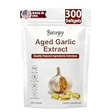 Bacorgoy Aged Garlic Extract Capsules – Odorless Garlic Supplement with Antioxidants for Immune Support, Non-GMO, Gluten-Free, Vegan Friendly, 300 Capsules