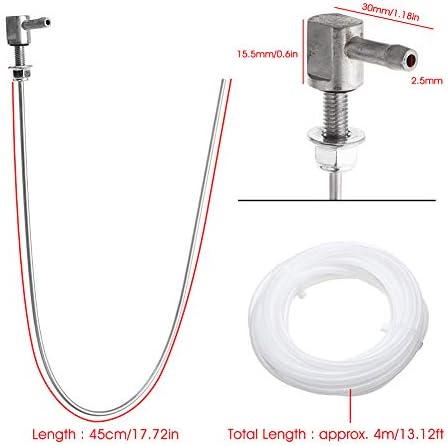 QOTSTEOS Fuel Tank Standpipe Kit, Fuel Tank Standpipe Kit for All Fuel Heaters Up to 4kw(size:09031118)