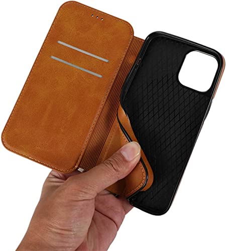 Funda Clamshell iPhone 14 Plus de piel ideal para oficina y viajes 4