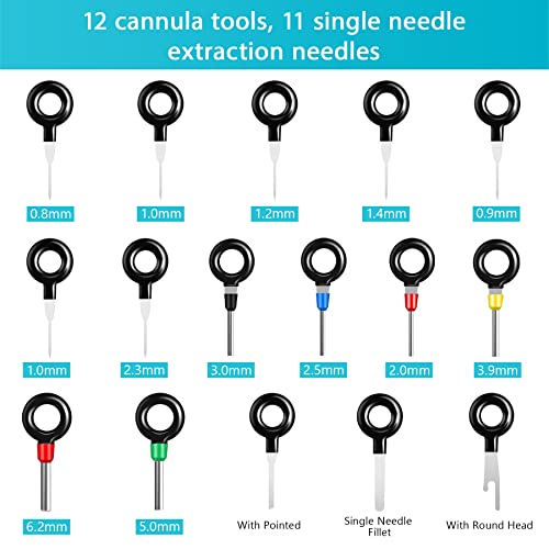 image for Kikerike Terminal Removal Tool Kit 44 Pcs Depinning Tool Electrical Co