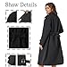 UTOKOTO Women's Double Breasted Long Trench Coat Windproof Classic Lapel | Side Pocket Plus Size Thin Coat With Belt.
