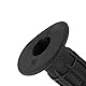Motorrad Griffgummi, Qiilu Motorradgriffe 22mm/25MM, Universal Silikon Motorrad Lenker Griffe Neu(Swarchz)