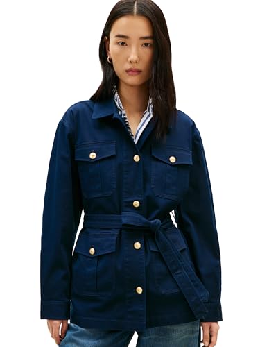 Tommy Hilfiger Women's Field Jacket, DARK NIGHT NAVY Small