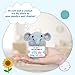 OASSIE Baby's First Christmas Decorations – Positive Elephant Crochet with Message Card – New Mom Dad Gifts, Pregenancy Announcement for Grandparents, New Parents Gifts for Mom Dad Couple Family