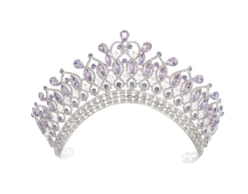 Women's Luxury Large Tiara Crown for Bride Headdress Wedding Hair