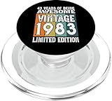 Photo Gallery leggendario dal 1983 edizione limitata 43° compleanno popsockets popgrip per magsafe Photo Gallery leggendario dal 1983 edizione limitata 43° compleanno popsockets popgrip per magsafe