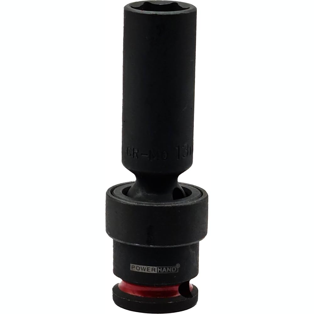 Powerhand 3/8" Drive Deep Swivel Impact Socket 13Mm Ki-S38-Sd13 Size 3