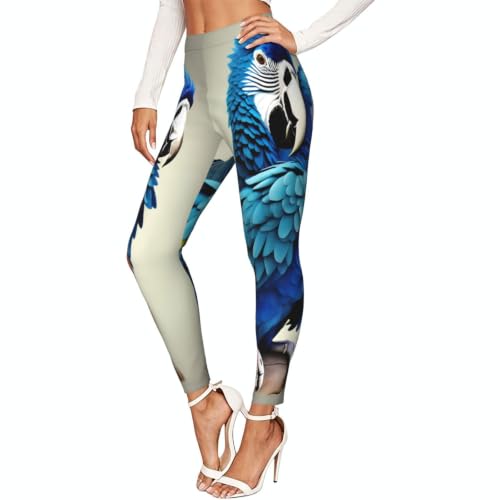 Leggings elásticos para mujer cómodos y tupidos Blue Parrot para evitar transparencias